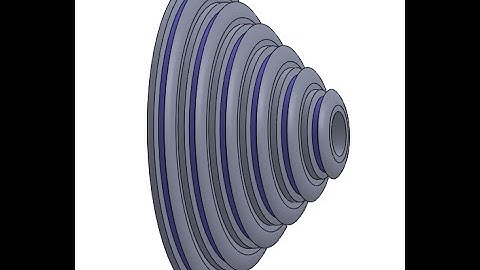 Modeling 6 Steps V Belt Pulley in SolidWorks 1/2
