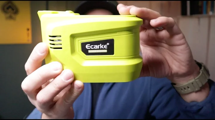 Ecarke Power Inverter With Flashlight for Ryobi Batteries