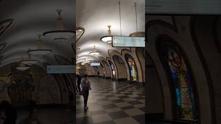 Станция метро Новослободская. Московский метрополитен!