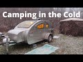 Teardrop Trailer COLD camping  Propex HS2000  propane anxiety