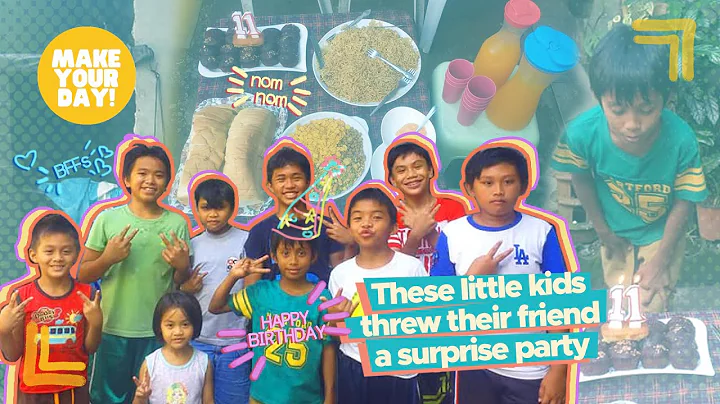 These little kids threw their friend a surprise party | Make Your Day - DayDayNews