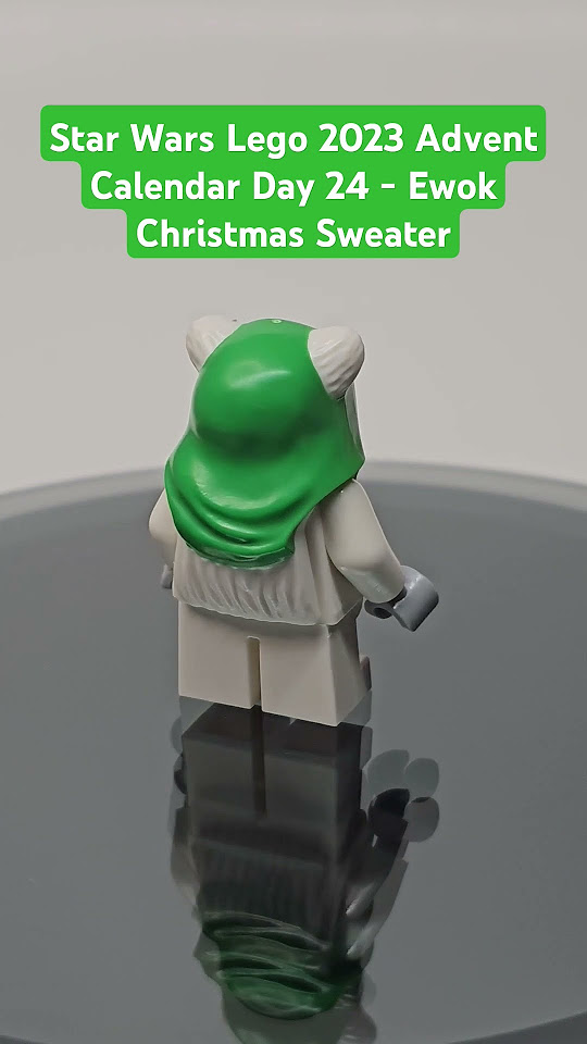 Star Wars Lego 2023 Advent Calendar Day 24 Ewok Christmas Sweater 