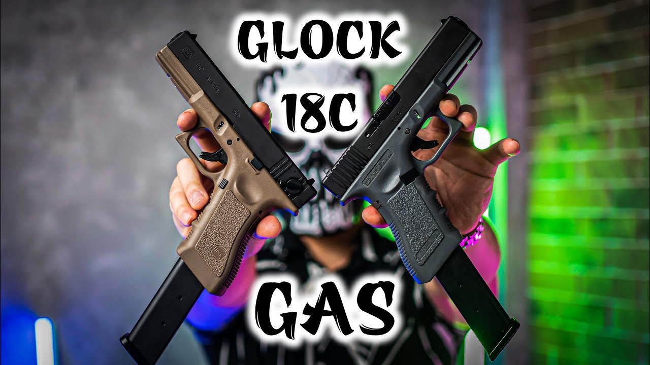 Review Glock 18C Khẩu Thạch Gas Bắn Liên Thanh Tốc Độ Hơn 70M/S. - Youtube