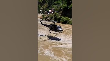 Heroes in the Sky: Helicopter Rescue Mission During Swat Floods #SwatFloodRescue #HelicopterHeroes