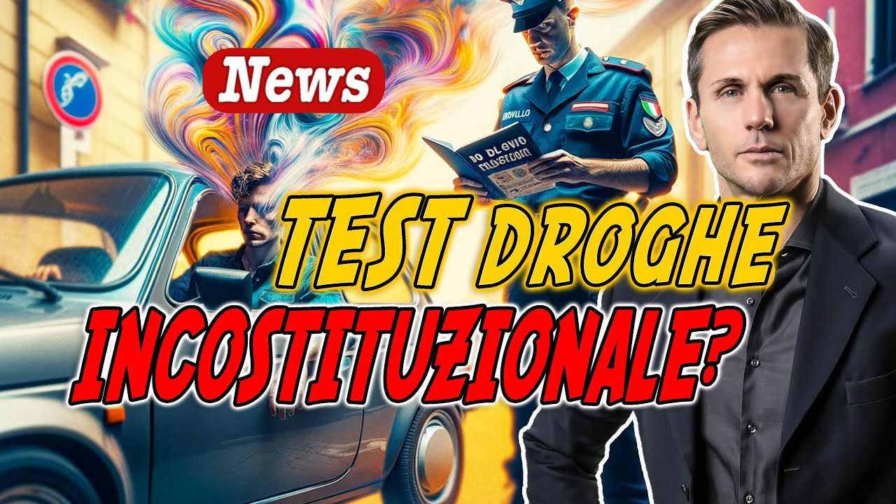Nuovo test ANTIDROGA Codice della STRADA: è costituzionale? | Avv