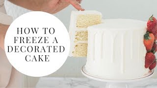 Want to make a cake in advance? this video shows you how easily store
frosted/decorated the freezer! it will also show thaw ri...