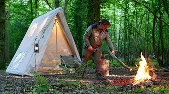 Solo Overnighter - New tent and Bushcraft Empanadas