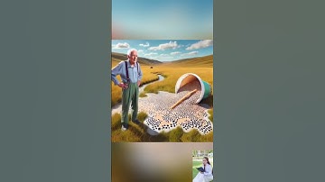 Ông ba và chú bò uống trà sữa #ai #chatgpt #chatgpt4 #cartoon #câuchuyện #vuivẻ #hàihước #cute