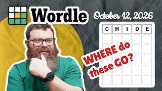 Nothing works! | Wordle #1941 (October 12, 2026)