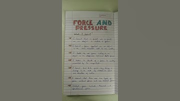 Class 8 Science chapter 11 Force And Pressure Learner
