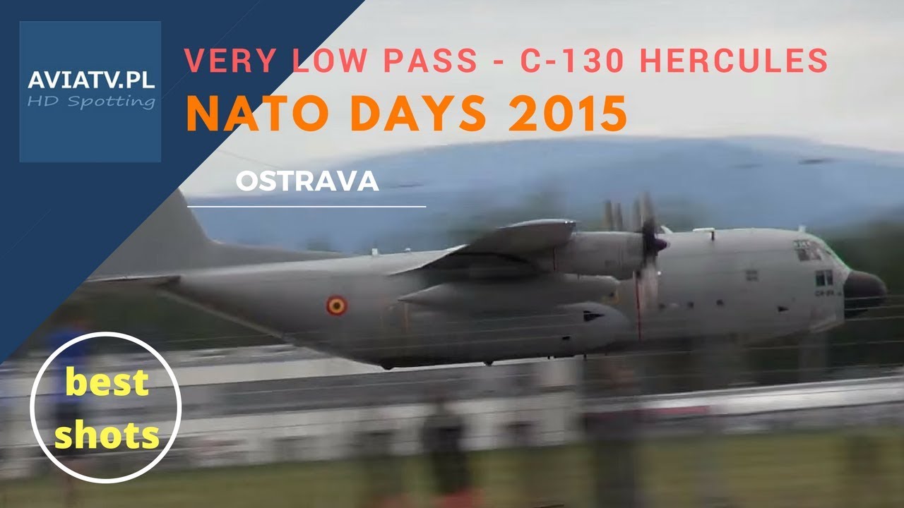 Dny NATO 2015 - very low pass - C-130 Hercules - NATO Days