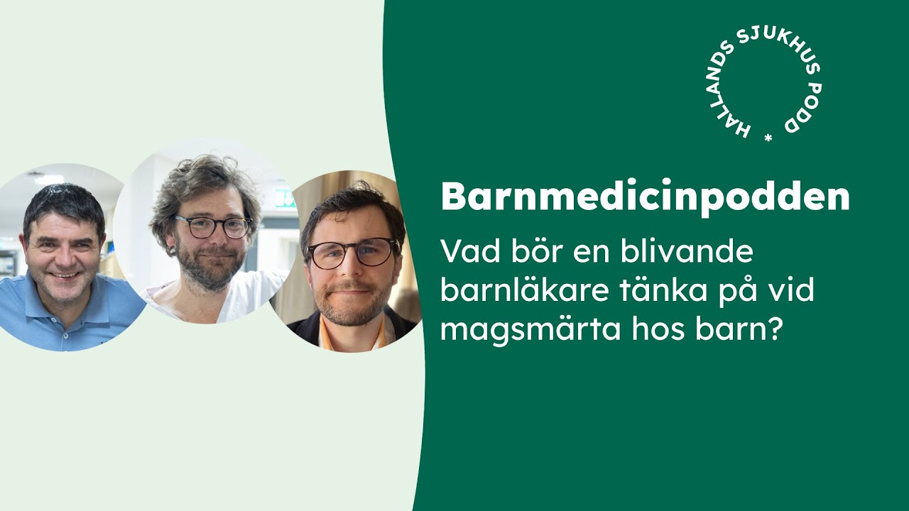 Barnpodden – Vad bör en blivande barnläkare tänka på vid magsmärta hos barn?
