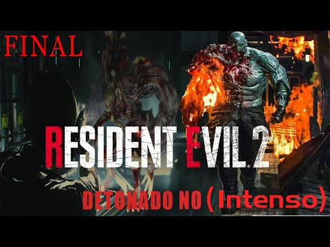 RESIDENT EVIL 2 REMAKE DETONATED DUBBED NOT INTENSE LEON SCENARIO TO #12 FINAL LION VS W BIRKIN & MX