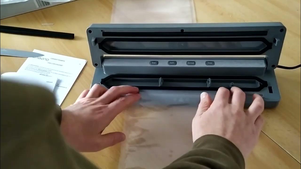 ALDI AMBIANO VAKUUMIERGERÄT / vacuum sealer / Folienschweißgerät / GT