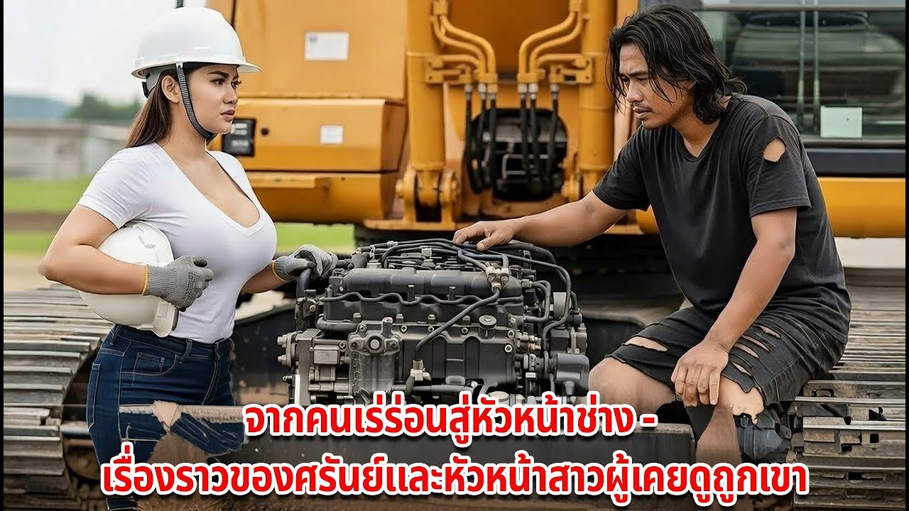 จากคนเร่ร่อนสู่หัวหน้าช่าง - เรื่องราวของศรันย์และหัวหน้าสาวผู้เคยดูถูกเขา