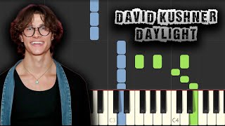 David Kushner - Daylight - [Piano Tutorial] (Synthesia) (Download MIDI + PDF Scores)