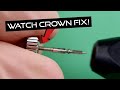 How To Fix Your Watch Crown? Broken Watch Stem | Loctite Threadlocking Adhesive | Watch Repair