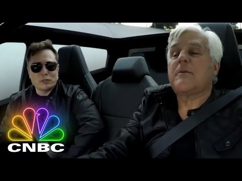 Elon Musk And Jay Leno Hop In The 2021 Tesla Cybertruck | Jay Leno's Garage