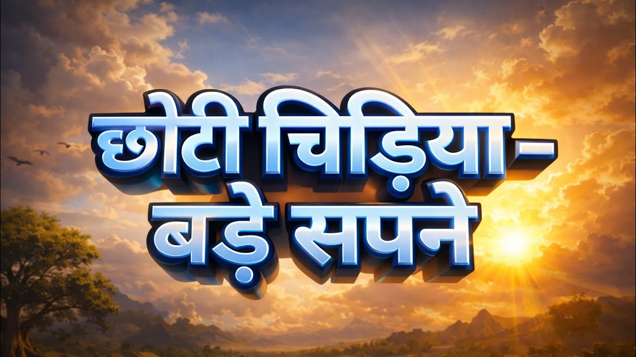 “छोटी-सी चिड़िया, लेकिन सपने आसमान जितने बड़े… 🕊️✨