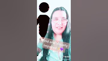 This is for all the blind and visually impaired out of here✨💜