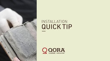Using the Fastener Pockets with Qora Cladding