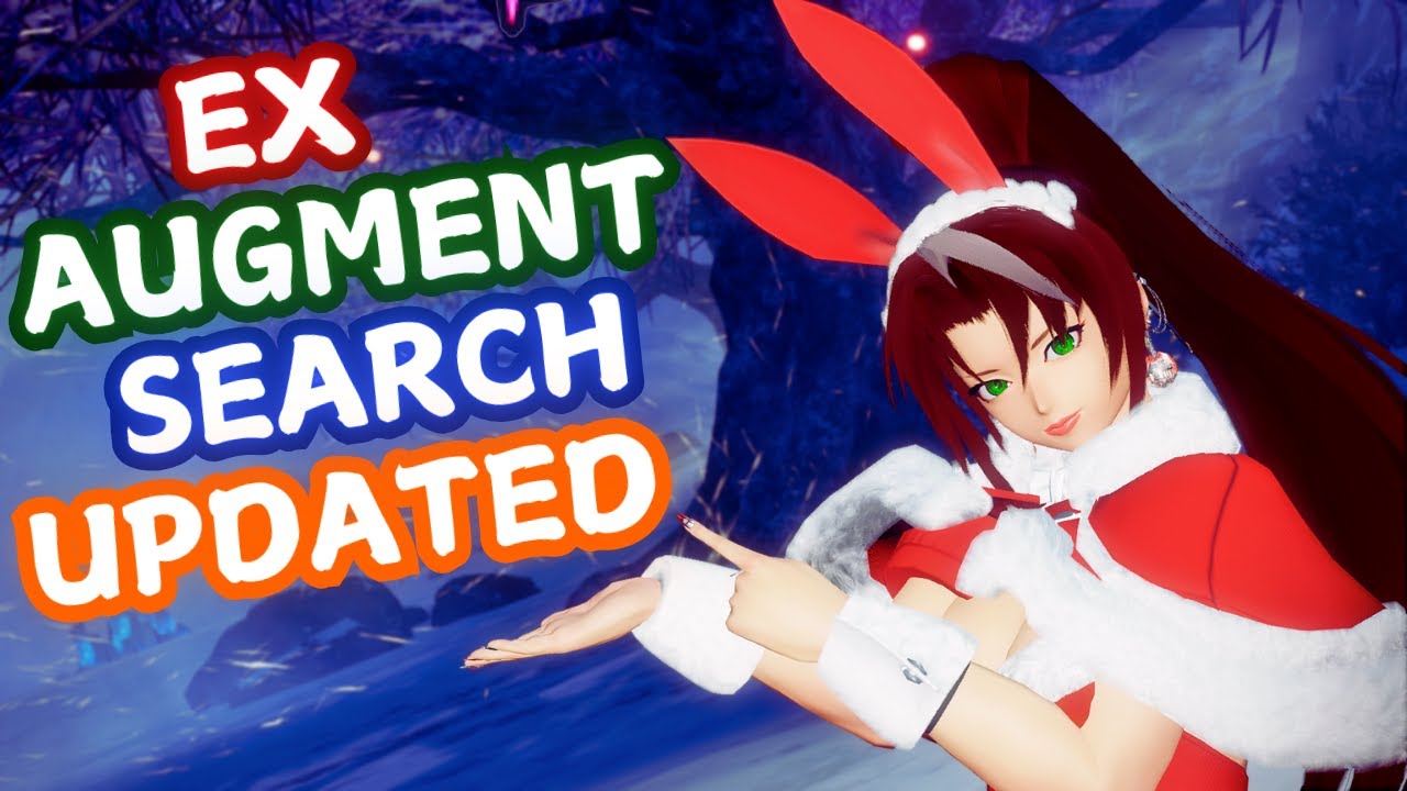 [PSO2 NGS] Search ANY EX Augment Combo Fast! - YouTube