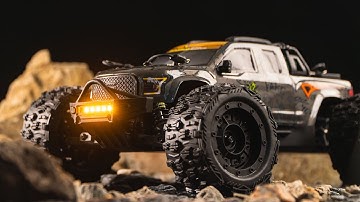 Unboxing of the Rlaarlo 1/14 Scale Brushless RTR Monster Truck ROG1