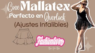 COMO COSER PAREO EN MALLATEX CON OVERLOCK 