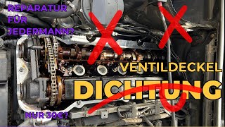 Endlich SCHLUSS mit Ölgestank? E46 Tracktool Ventildeckeldichtung tauschen  (M54 Motor)