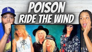 FIRST TIME HEARING Poison -  Ride The Wind REACTION