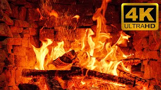 Relaxing Christmas Fireplace Crackling Sounds 🔥🔥 High Quality Fireplace 4K Ultra Hd Video (3 Hours)