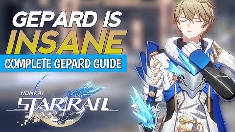 GEPARD IS UNDERRATED - Gepard Guide - Abilities, Light Cones, Relics, Team | Honkai Star Rail