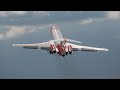 Boeing 727 impressive takeoff and very loud reverse thrust