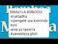 Maswali Na Majibu Ya Bembea Ya Maisha SWALI LA DONDOO KCSE 2024 KCSE Past Papers 