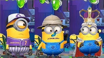 Minion rush King Bob minion Shortstop Stuart minion Hunter