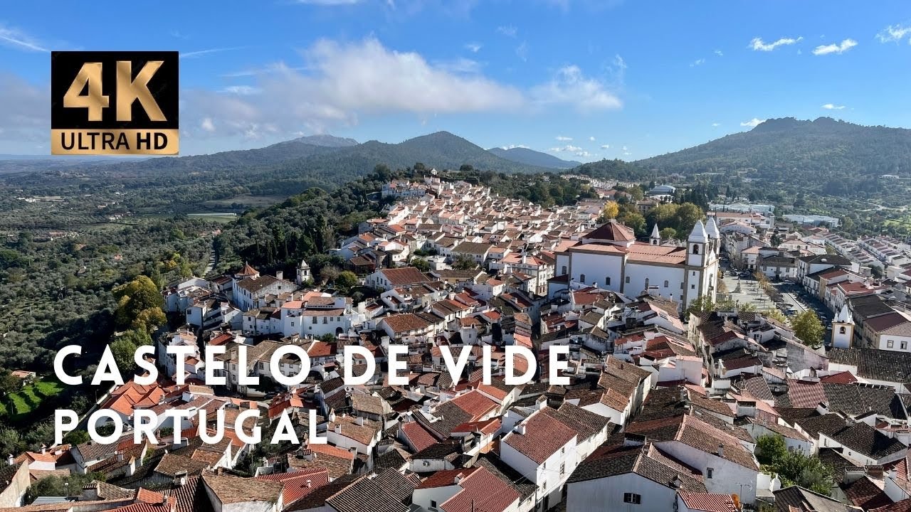 Castelo de Vide, Portalegre | Alentejo - Portugal (Walking Tour 4K, Relax)