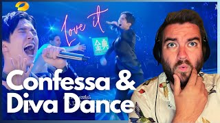 Dimash Kudaibergen  - Confessa &amp; Diva Dance! Love this! SINGER &#39;17  E12 First time reaction [SUB]