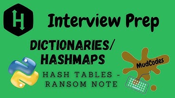 Ransom Note |Dictionaries and Hashmaps |HACKERRANK Solution| PYTHON|Interview| Algorithm|Hash Tables