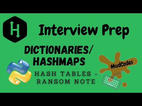 Ransom Note |Dictionaries and Hashmaps |HACKERRANK Solution| PYTHON|Interview| Algorithm|Hash Tables