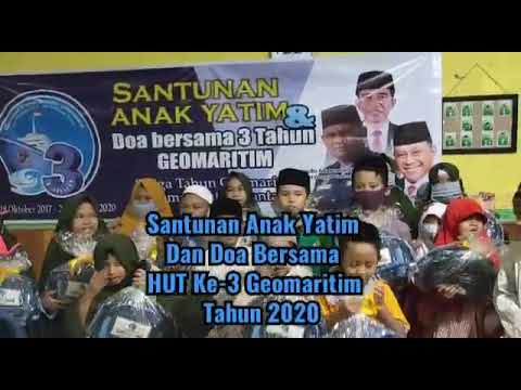 Santunan Anak Yatim dan Doa Bersama HUT Ke 3 Geomaritim Tahun 2020