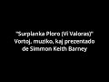 Surplanka Ploro (Vi Valoras) -- originala kanto en Esperanto