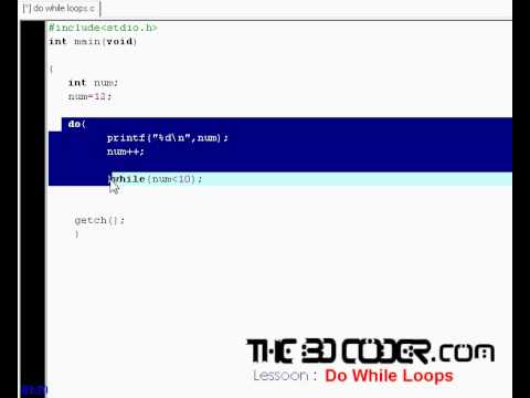 Bangla Tutorials - C programming - Do While loops