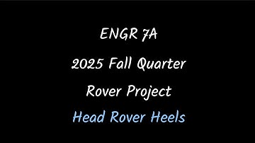 ENGR 7A Video