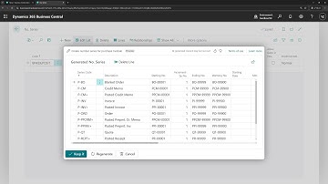 Business Central short video: Suggest number series with Copilot (Generate No. Series with Copilot)