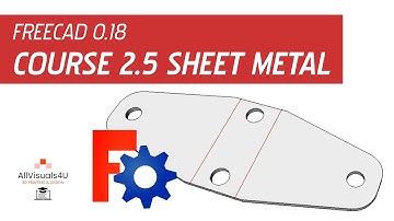 FreeCAD Course 2: Fixed Castor | 2.5 How To Use Sheet Metal