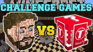 Minecraft: PEWDIEPIE VS T-SERIES CHALLENGE GAMES - Lucky Block Mod - Modded Mini-Game