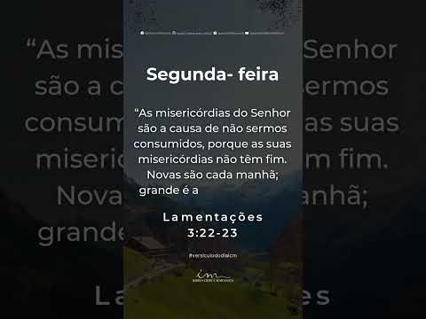 Versículo do Dia - Igreja Cristã Maranata