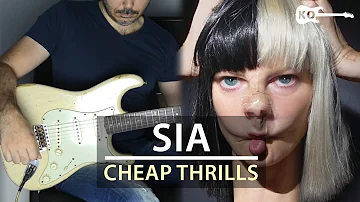 Sia - Cheap Thrills - Electric Guitar Cover by Kfir Ochaion