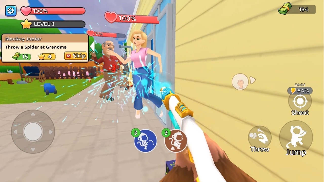 Tricky Monkey: House Prankster - Full Gameplay Walkthrough (Android, iOS)