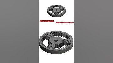 Solidworks 😍 Planetary gear animation by @Rong Sheng Yeo  #shorts #short